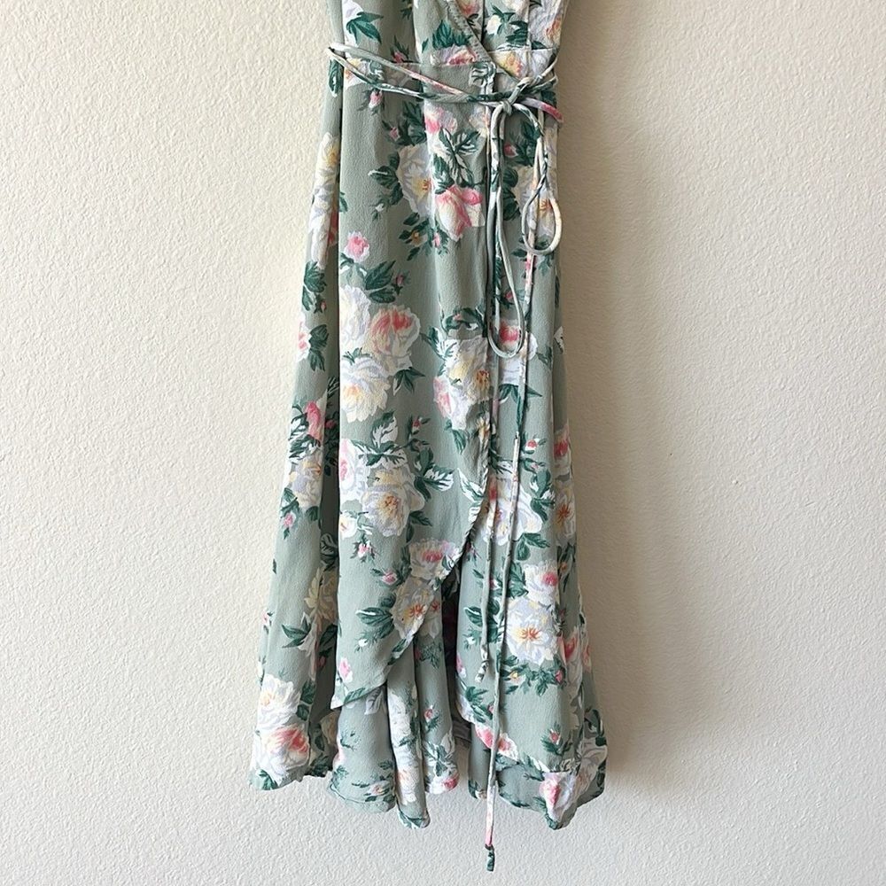 Privacy Please Floral Off Shoulder Wrap Dress - Picture 6 of 11